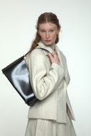 Patent leather handbag
