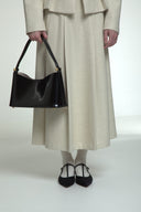 Patent leather handbag