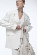 Tailored Linen Blazer