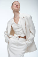 Tailored Linen Blazer