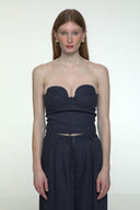 Herringbone bustier