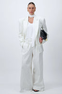 Pinstripe Summer Trousers