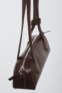 Leather Shoulder Bag - Brown