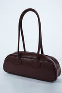 Faux Leather Shoulder Bag