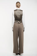 Tailored Suit Trousers - Khaki