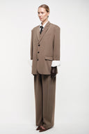 Tailored Suit Trousers - Khaki
