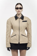 Hourglass Jacket - Beige