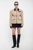Hourglass Jacket - Beige