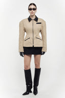 Hourglass Jacket - Beige