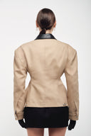 Hourglass Jacket - Beige
