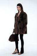 Embroidered Oversized Blazer