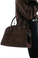 Suede Maxi Bag