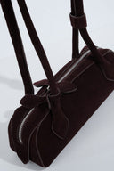 Suede bag - Burgundy