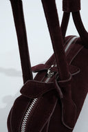 Suede bag - Burgundy