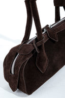 Suede Bag - Brown