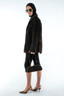 Suede Bag - Brown