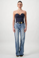 Herringbone bustier