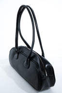 Faux Leather Shoulder Bag