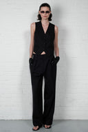 Tailored Suit Vest - Navy