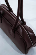 Faux Leather Shoulder Bag