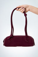Suede bag - Burgundy