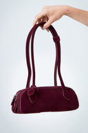 Suede bag - Burgundy