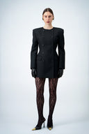 Buttoned blazer dress