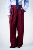 Pleated Oversized Suit Trousers