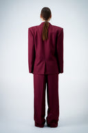 Pleated Oversized Suit Trousers