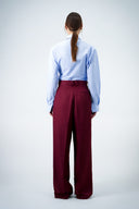 Pleated Oversized Suit Trousers