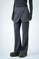 Skirt Trousers - Charcoal