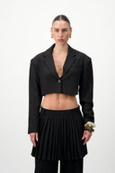 Cropped blazer