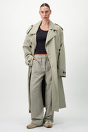Drawstring Linen Trousers - Pale Kahki