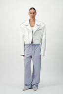 Faux Leather Biker Jacket