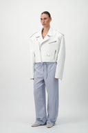 Faux Leather Biker Jacket