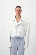 Faux Leather Biker Jacket