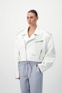 Faux Leather Biker Jacket