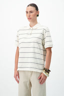 Striped Polo T-Shirt