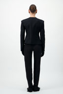 Structured Wool-Blend Jacket