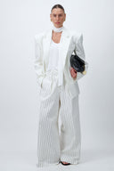 Pinstripe Summer Trousers