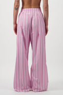 Drawstring Cotton Trousers - Pink