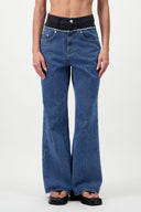 Two-Tone Denim jeans