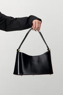 Patent leather handbag