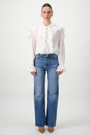 Fluid Ruffle Shirt