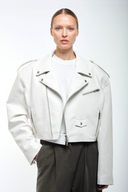 Faux Leather Biker Jacket