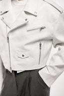 Faux Leather Biker Jacket
