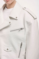 Faux Leather Biker Jacket