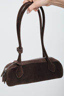 Suede Bag - Brown
