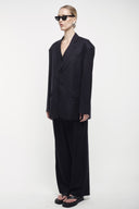 Tailored Suit Trousers - Navy