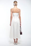 Maxi poplin dress